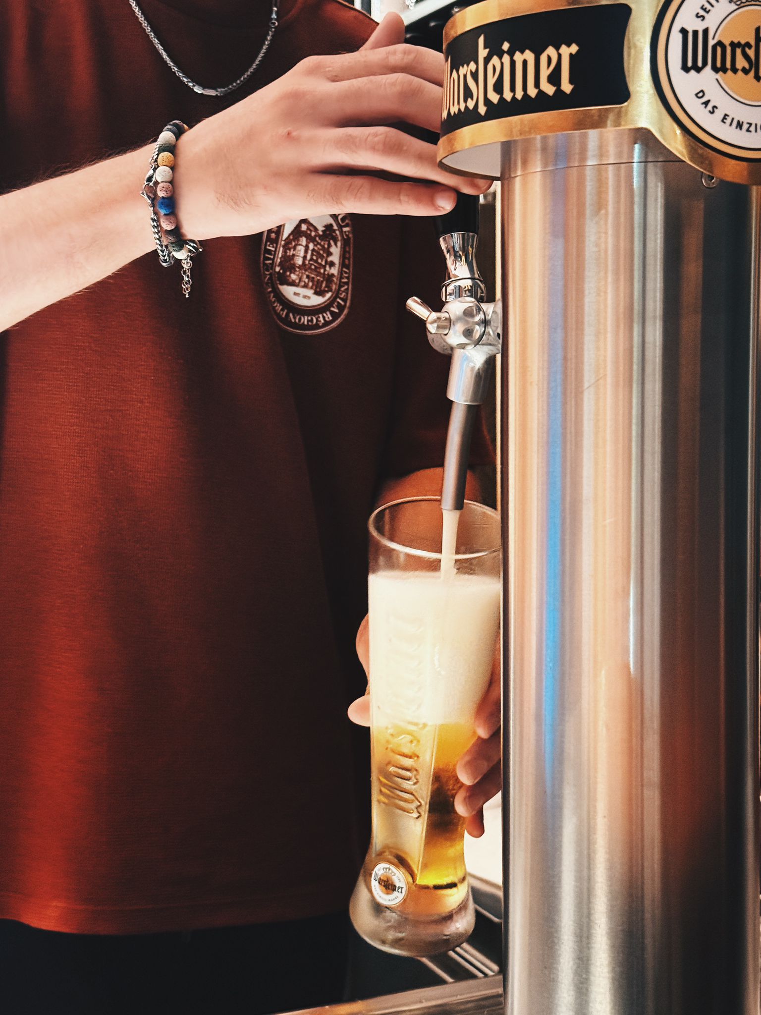 Birra spillata alla spina